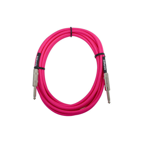 Dimarzio Ep1718 Pnk Cable Guitarra Instrumento Textil 5 Mts