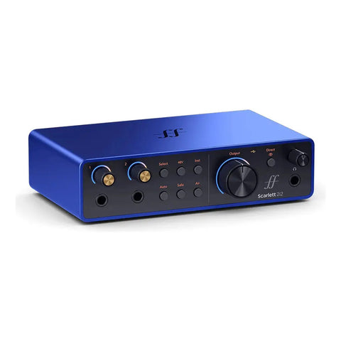 Interfaz De Audio Focusrite Scarlett 2i2 Edición Aniversario Rojo Azul