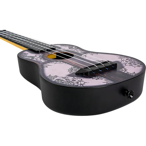 Ukelele Soprano De 15 Trastes Con Funda Flight Tus40 Mw Color Mandala Wood