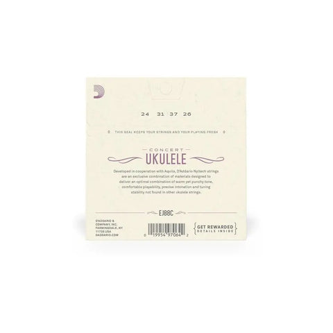 Cuerdas Ukulele Ukelele Concierto Ej-88c