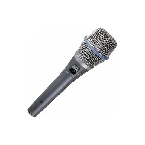 Micrófono Shure Beta 87a Color Plateado
