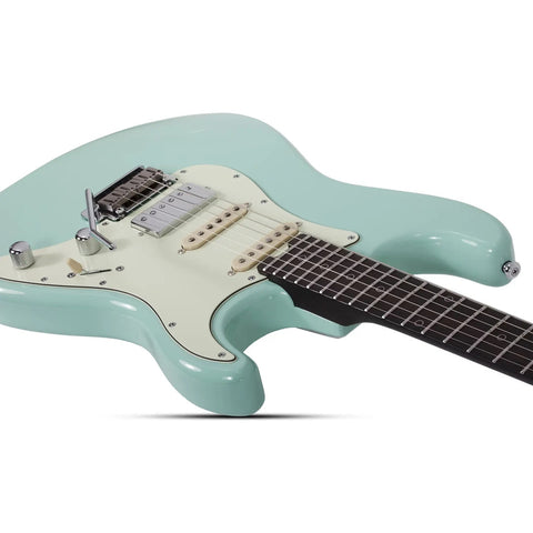Guitarra Schecter Nick Johnston Trad 10 Anniversary Green Diestro Verde Claro Ébano