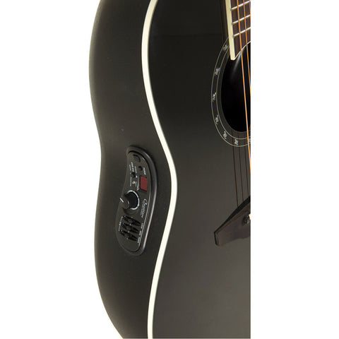 Guitarra Electroacústica Ovation 2771ax-5-g Negra Color Negro Material Del Diapasón Palisandro Orientación De La Mano Diestro