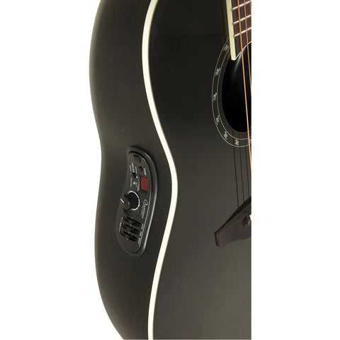 Guitarra Electroacústica Ovation 2771ax-5-g Negra Color Negro Material Del Diapasón Palisandro Orientación De La Mano Diestro Palo De Rosa