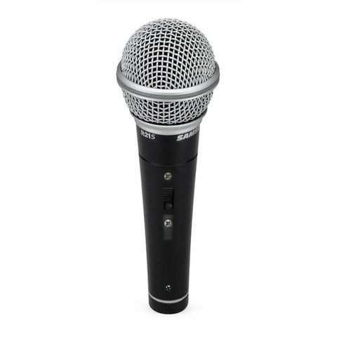 Micrófono Dinamico Cardioide Con Switch Samson R21s Negro