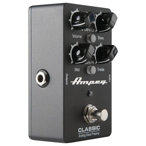Pedal Analogo Para Bajo Preamp, Ampeg Classic Negro