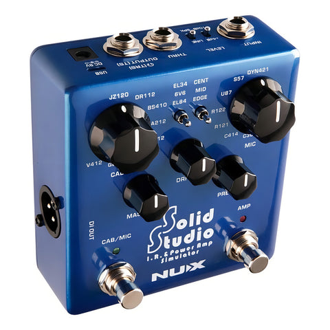 Pedal Nux Solid Studio Nss-5 Simulador Amplificador/cabina Guit Electric