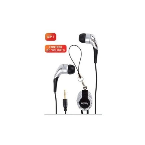 Audífonos In-ear Estéreo C/colgador P/mp3, Fonestar Fa-403 Negro