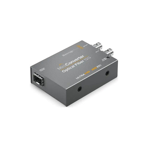 Mini Conversor Blackmagic Design De Fibra Óptica, 12 G, Color Gris
