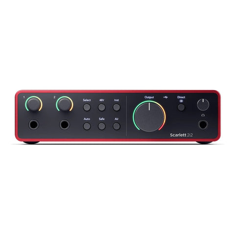 Pack De Estudio Focusrite Scarlett 2i2 Studio 4th Gen Rojo
