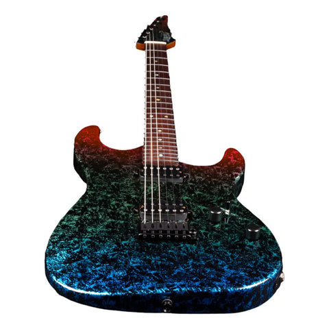 Guitarra Eléctrica Jet Guitars Js-50 Elite Art Blue Diestro Azul Palisadro