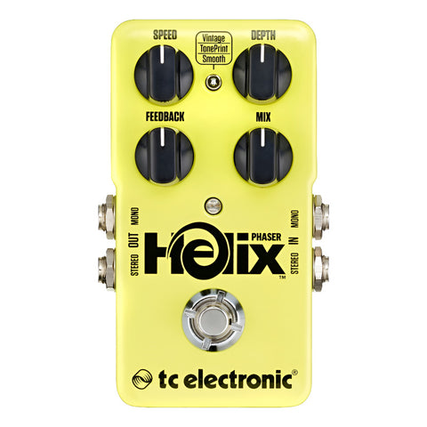 Pedal D/efecto P/guitarra, Tc Electronic Helix Phaser Amarillo