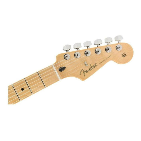 Guitarra Eléctrica Fender Player Stratocaster Hss De Aliso Silver Brillante Con Diapasón De Arce