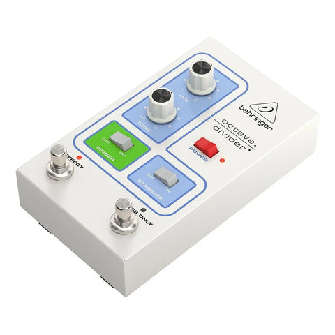 Pedal De Efectos  De Octava Clásico Behringer Octave Divider Blanco