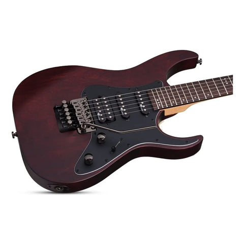 Guitarra Eléctrica Color Nogal, Sgr By Schecter Banshee-6 Fr Diestro Bordó