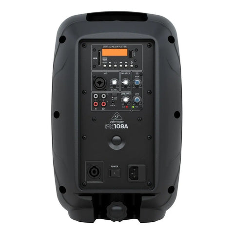Bafle Activo De 250w De 8  Pulgadas Behringer Pk108a Negro
