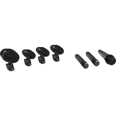 Kit De Micrófono Shure Pga Drum Kit 7 Para Batería, Color Negro