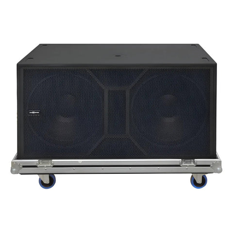 Subwoofer Pasivo Driver 2x18 Audiocenter Sw218/estuche Negro
