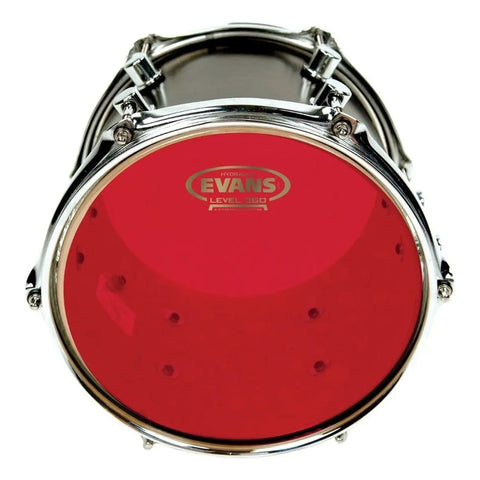 Parche Tom Hidráulico P/ Batería 16 Pulgadas Evans Drumheads Tt16hr Rojo