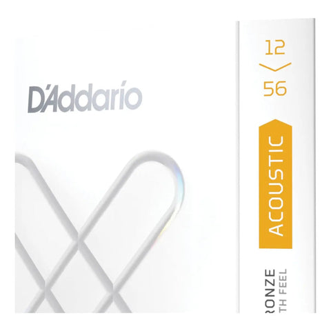 Cuerda E B G D A E Para Guitarra Acero 4:4 D'addario Xs 80/20 Bronze Xsabr1256