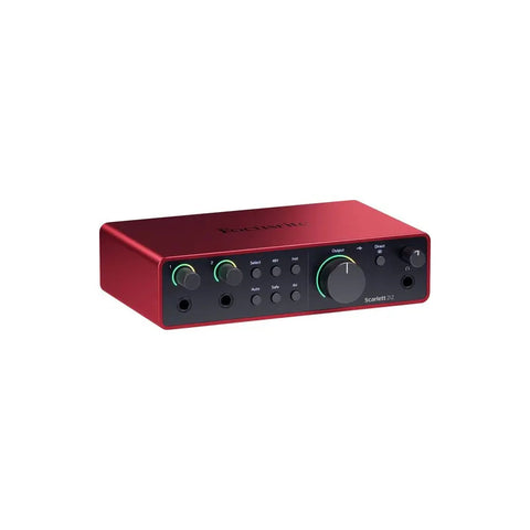 Interfaz De Audio Usb Focusrite Scarlett 2i2 4th Gen Rojo