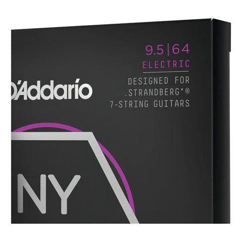 Encordadura Daddario Guitar Eléctrica 7 Cuerdas Nyxl09564sb