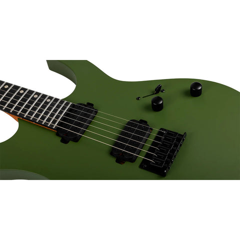 Guitarra Eléctrica 6 Cuerdas Spira Guitars S-400 Dark Green Diestro Verde Musgo