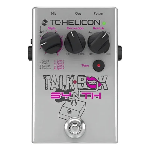 Pedal De Efectos Vocal, Tc Helicon Talkbox Synth Gris