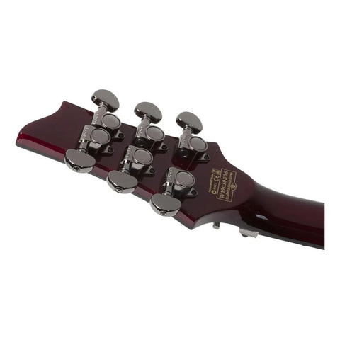 Schecter Hellraiser C-1 Fr Guitarra Eléctrica, Cereza Negra Diestro Rojo Palo De Rosa