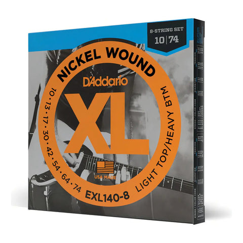 Cuerda Para Guitarra D'addario Daddario Exl140-8 (guitarra 8 Cordas)