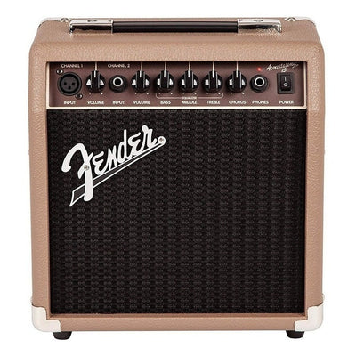 Amplificador Fender Guitarra, Acoustasonic 15 120v Portátil Color Marrón/trigo