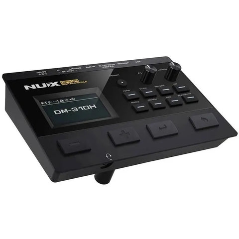 Batería Electrónica Nux Dm-310h Parches Mesh Soporte Hi-hat Negro