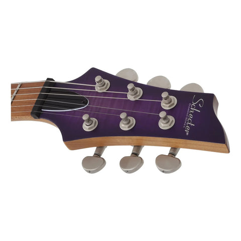 Schecter C-1 Standard Plus  Guitarra Eléctrica Morada Trans Diestro Morado