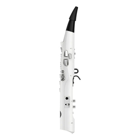 Saxofón Digital Nux Nes-1 Blanco Con Bluetooth Y Sistema Inalámbrico