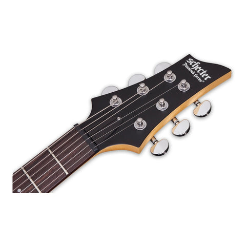 Guitarra Eléctrica 6 Cuerdas Schecter C-6 Deluxe Satin Black Diestro Satin Black Palo De Rosa