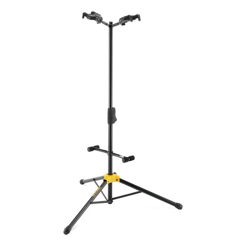 Hercules Gs422 Plus Soporte Base Para 2 Guitarras Negro