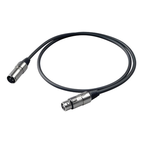 Cable Xlr Proel Bulk250lu10 10m Xlr Macho A Xlr Hembra Para Audio Profesional