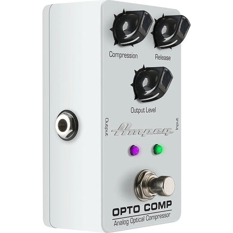Pedal De Compresor Óptico Analógico Ampeg Opto Comp Blanco