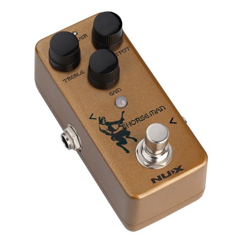 Pedal Overdrive Para Guitarra Nux Nod-1 Horseman Overdrive Dorado