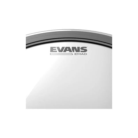 Evans Bd22emad Parche Bombo Golpe Evans 22 Transparente Negro/blanco