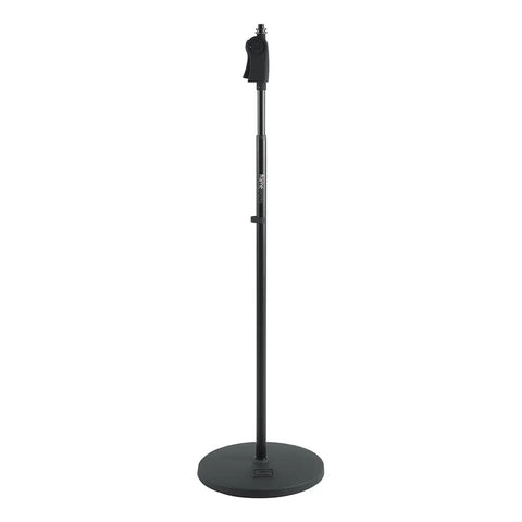 Gator Frameworks Soporte Para Microfono Con Base Ponderada Negro