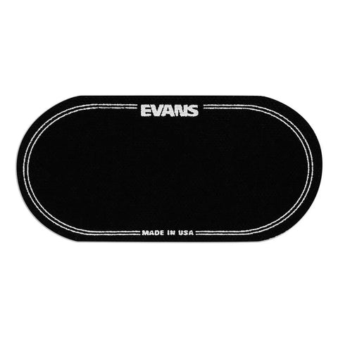Par De Refuerzos Para Parche Bombo De Batería Evans Eqpb2 Negro/blanco