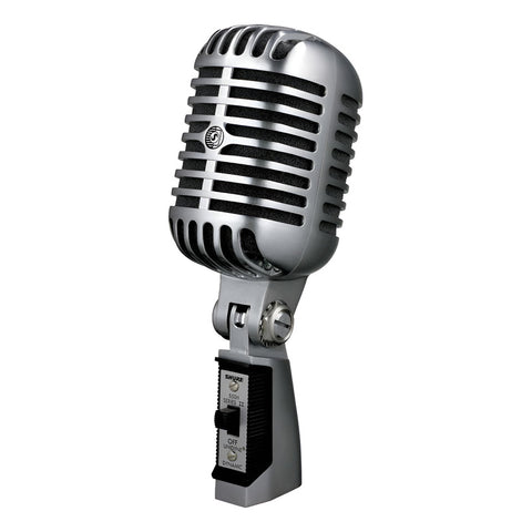 Micrófono Dinámico Cardioide Original Shure 55sh Series Ii Gris