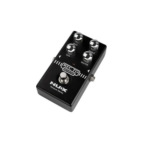 Pedal Nux Recto Distortion Guitarra Negro