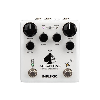 Pedal Blanco De Efecto Overdrive Nux Ndo-5 Ace Of Tone