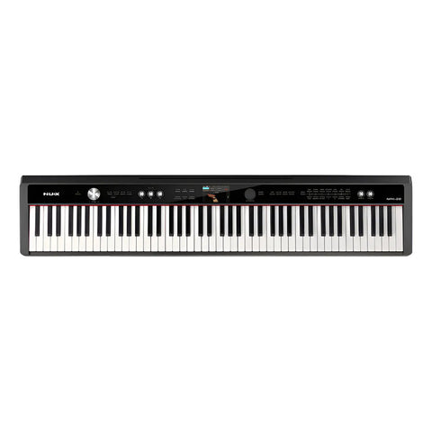 Piano Electrico 88 Teclas Martillo Ritmos Nux Npk20 Negro Negro