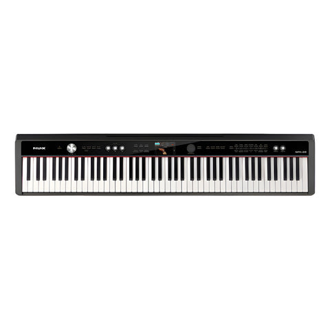 Piano Electrico 88 Teclas Martillo Ritmos Nux Npk20 Negro Negro
