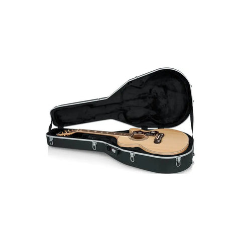 Estuche Rígido Para Guitarra Jumbo Gator Gc-jumbo Abs