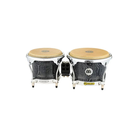 Bongó Meinl Woodcraft Wb400 Vbk 7 Y 8.5 Pulgadas Fresno Y Cuero Negro