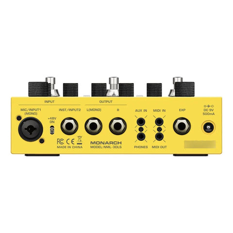 Looper Pedal Nux Nml-3dls Dual Loop Stereo Amarillo